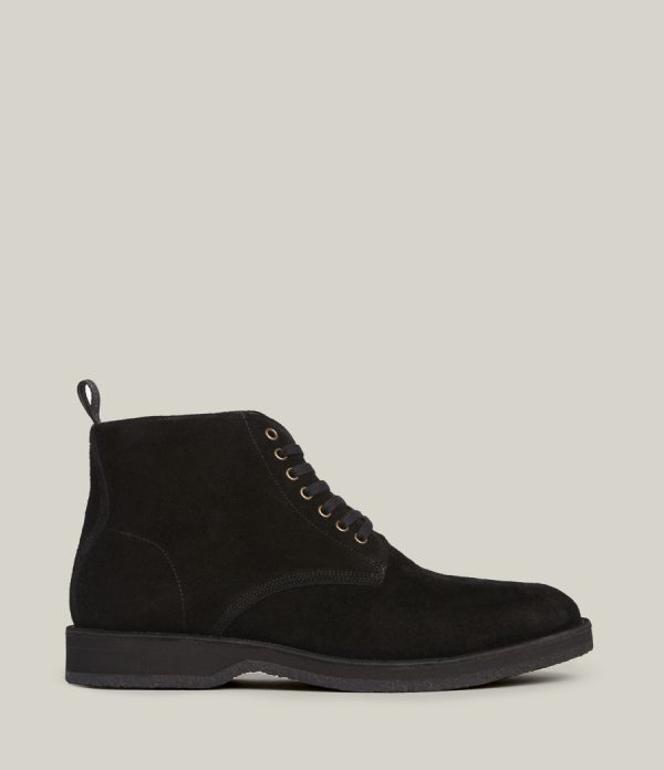 Mathias black suede boots for men - Image 2