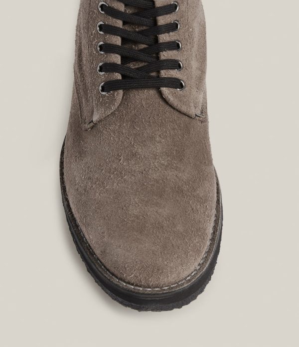 Mathias grey suede boots for men - Image 2