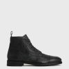 Harland black leather boots for men - Image 2