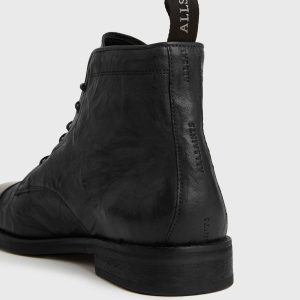 Harland black leather boots for men - Image 3