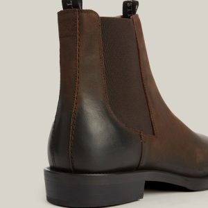 Eli brown leather boots for men - Image 3
