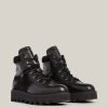 Kai black leather boots for men - Image 4