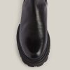 Hallie black leather boots for women - Image 2