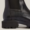 Hallie black leather boots for women - Image 4