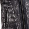 Miles stone wash biker leather jacket - Image 8