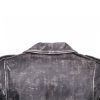 Miles stone wash biker leather jacket - Image 4