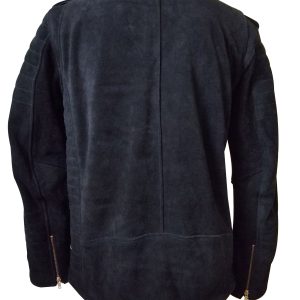 Schmitt's biker style suede leather jacket - Image 4