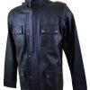 Mosley's leather jacket with flap pockets - Image 3