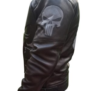 Punisher's motorcycle leather jacket - Image 6