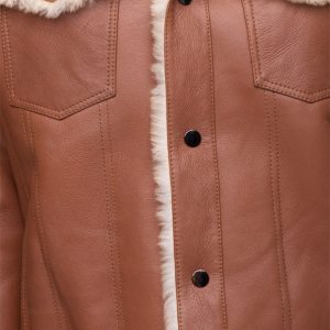 Mike's western Trucker shearling coat - Image 9