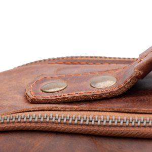 Burch's Vintage Brown Laptop Backpack - Image 6