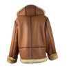 Steve hart Tan Brown Shearling duffle coat - Image 2