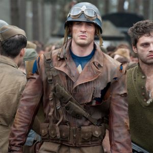 Captain America's Brown Biker Leather Jacket - Image 5