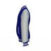 Navy Varsity Letterman Jacket with Grey Sleeves - Image 9
