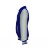 Navy Varsity Letterman Jacket with Grey Sleeves - Image 10