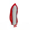 Red Varsity Letterman Jacket with Grey Sleeves - Image 11