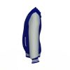 Navy Varsity Letterman Jacket with Grey Sleeves - Image 12