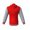 Red Varsity Letterman Jacket with Grey Sleeves - Image 8