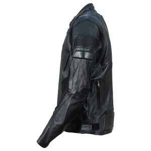 Nathan's Armored Adventure black motorcycle jacket - Image 3