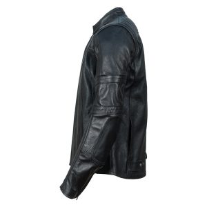 Owen's Streamline Racer armored motorcycle Leather Jacket - Image 3