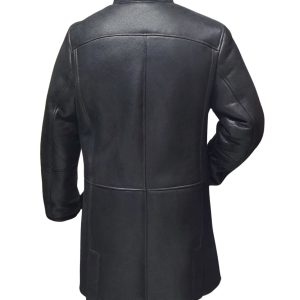 Ralph's Black shearling Long coat - Image 5