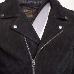 Silva's Black Suede Leather jacket - Image 3