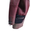 Samira's burgundy shearling trench coat - Image 5