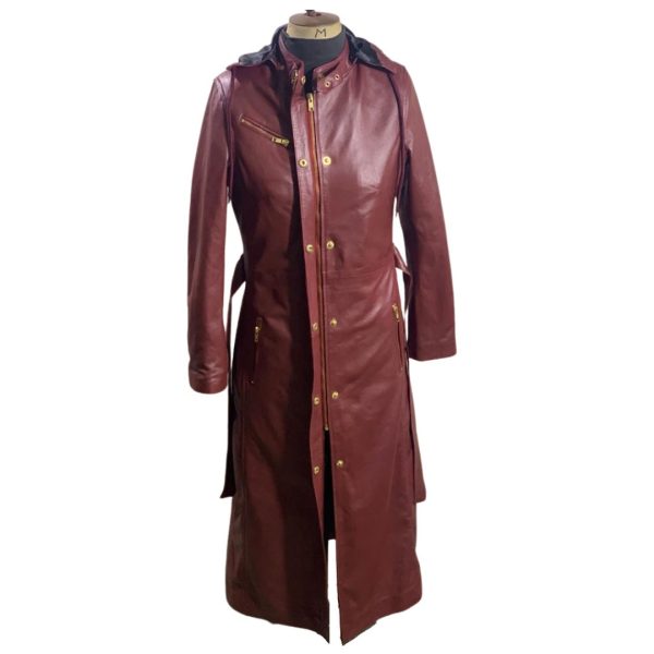 Nora's Trendy Women's long hooded overcoat - Image 3