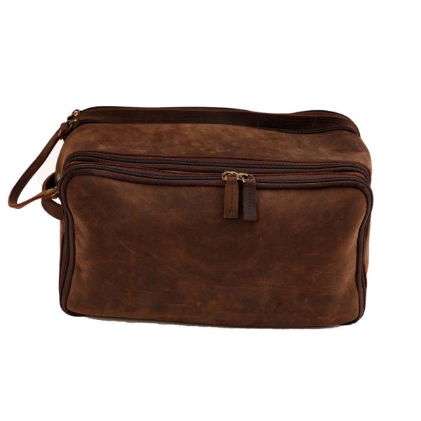 Leather Cosmetic/ Toiletry kit - Image 3