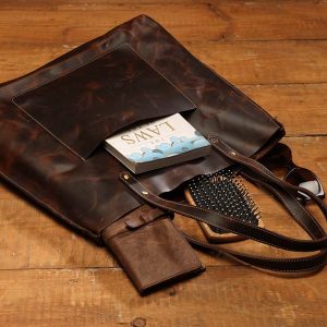 Oh so Minimalist Leather Tote bag - Image 4