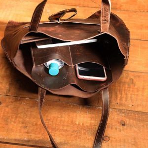 Oh so Minimalist Leather Tote bag - Image 5