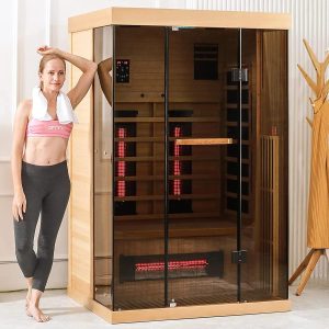 EROMMY Infrared Sauna 2 Person with Chromotherapy Heater for Home or Gym - Image 8