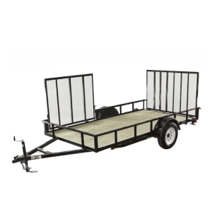 Carry-On Trailer 6-ft x 12-ft Treated Lumber Utility Trailer with Ramp Gate - Image 2