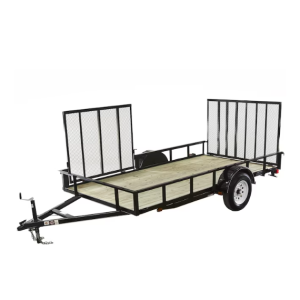 Carry-On Trailer 6-ft x 12-ft Treated Lumber Utility Trailer with Ramp Gate - Image 2
