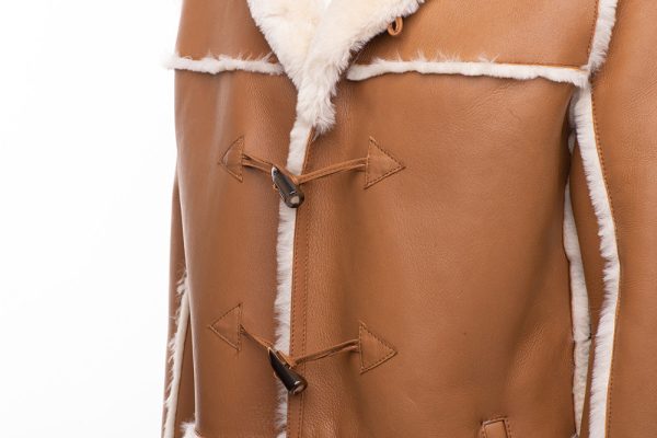 Ace Western Long Shearling Coat - Image 6