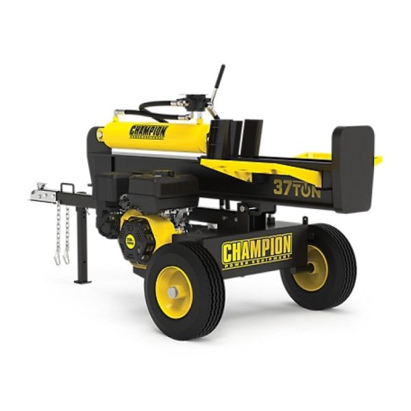 Champion Power Equipment 37 Ton Horizontal/Vertical Gas-Powered Full-Beam Log Splitter with Auto-Return