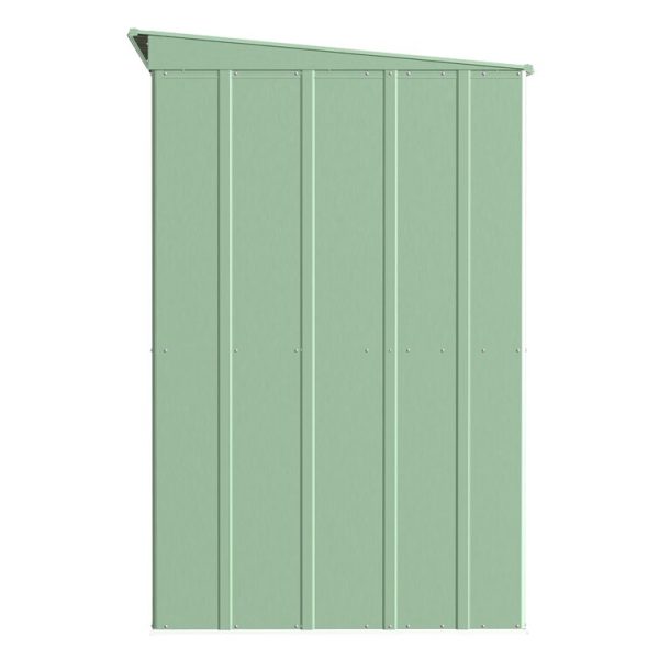 Arrow 10 ft. W x 4 ft. D Galvanized Steel Horizontal Storage Shed - Image 8