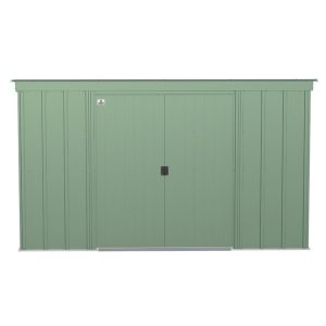 Arrow 10 ft. W x 4 ft. D Galvanized Steel Horizontal Storage Shed - Image 5