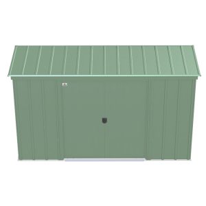 Arrow 10 ft. W x 4 ft. D Galvanized Steel Horizontal Storage Shed - Image 2