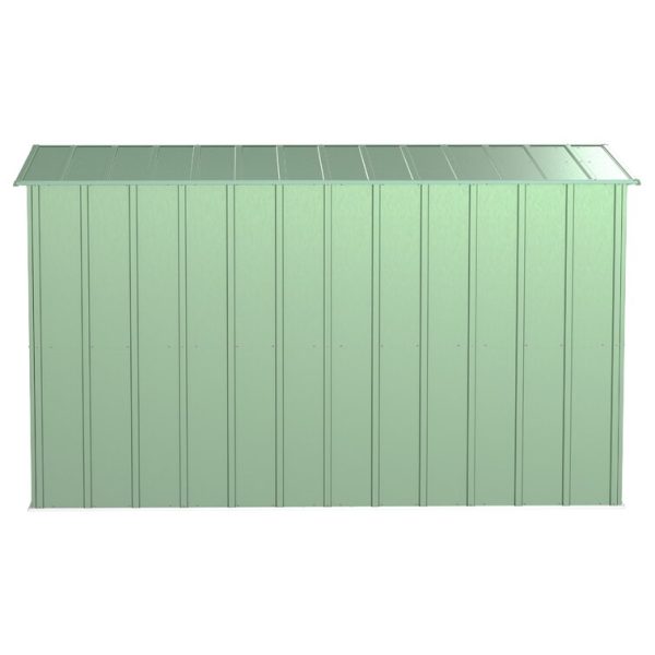 Arrow 10 ft. W x 4 ft. D Galvanized Steel Horizontal Storage Shed - Image 7