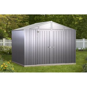 Arrow 10 ft. W x 8 ft. D Galvanized Steel Portable Storage Shed