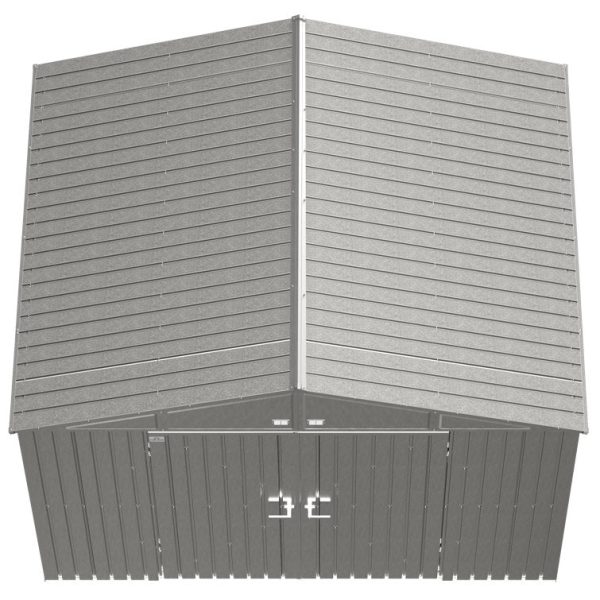 Arrow 10 ft. W x 8 ft. D Galvanized Steel Portable Storage Shed - Image 4