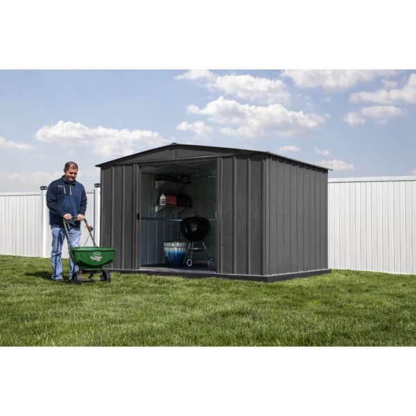 Arrow 10 ft. W x 8 ft. D Metal Storage Shed - Image 8