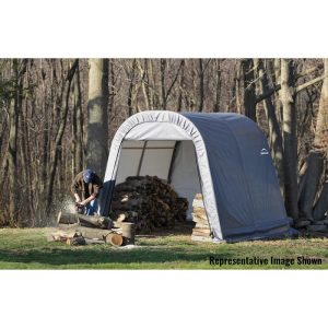 11 ft. W x 8 ft. D Plastic Storage Shed - Image 4