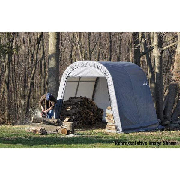 11 ft. W x 8 ft. D Plastic Storage Shed - Image 4