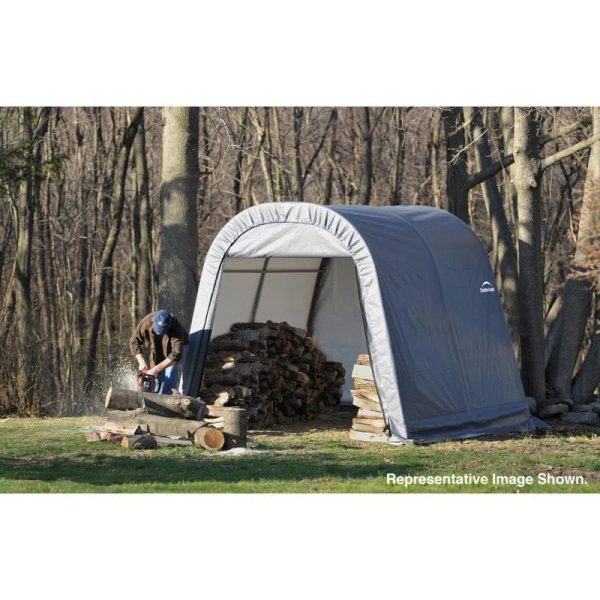 11 ft. W x 8 ft. D Plastic Storage Shed - Image 7