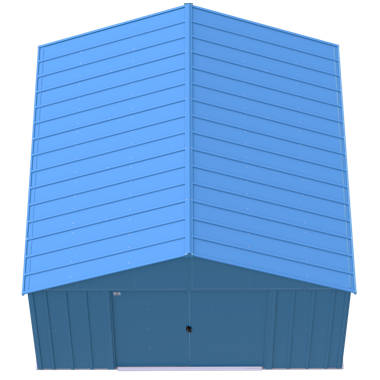 Arrow 12 ft. W x 12 ft. D Galvanized Steel Storage Shed - Image 4