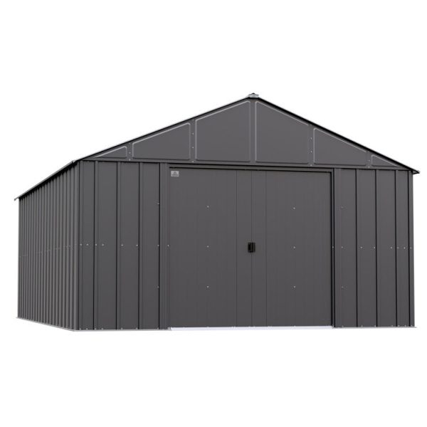 Arrow 12 ft. W x 17 ft. D Galvanized Steel Storage Shed - Image 4