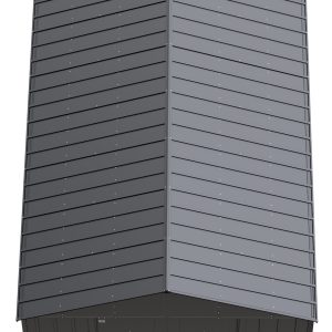 Arrow 12 ft. W x 17 ft. D Galvanized Steel Storage Shed - Image 2