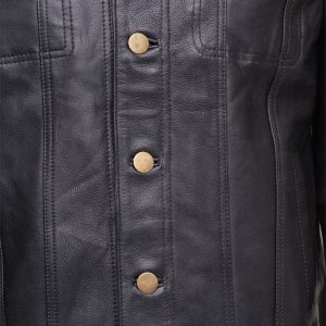 Mason Trucker leather jacket - Image 3